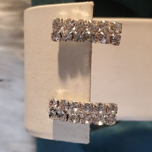 Rhinestone Post Earrings